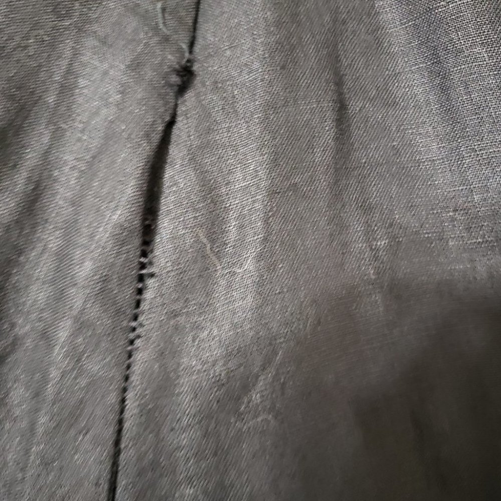 Becky & Max Black Linen Halter Dress women's size 4 - Picture 8 of 10